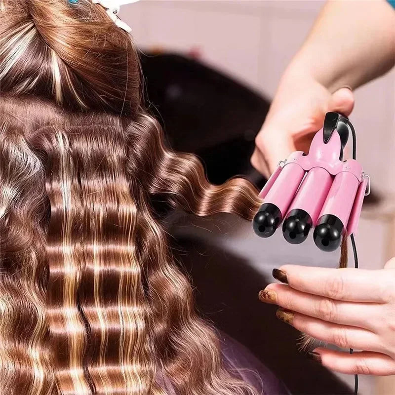 Ceramic Triple Barrel Hair Waver | Wovetsa