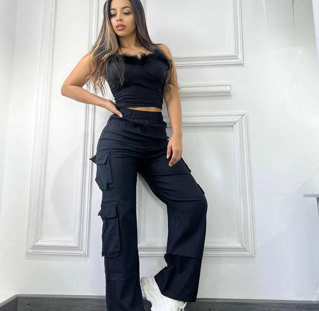 Straight Cargo Pants | Wovetsa