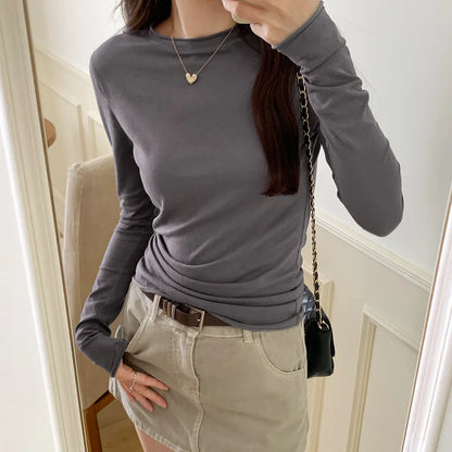 Slim Fit Long Sleeve Base Tee | Wovetsa