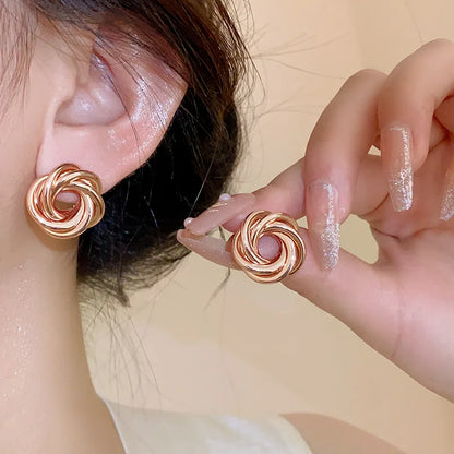 Multi-Layer Twisted Hoop Earrings | Wovetsa