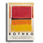 Abstract Art Poster Print Yayoi Kusama Matisse Rothko | Wovetsa