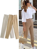 High Waist Pencil Pants | Wovetsa