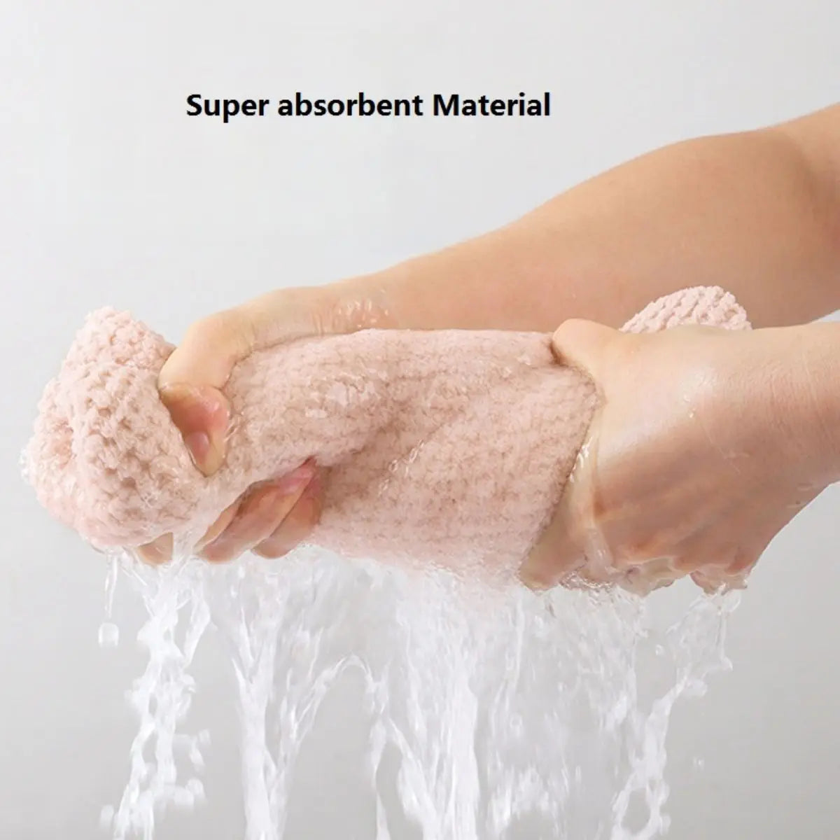 Microfiber Hair Towel Wrap Fast Drying Button-Down | Wovetsa