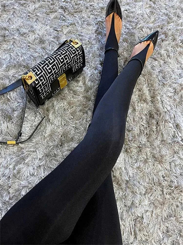 High-Waist Skinny Y2K Pants | Wovetsa