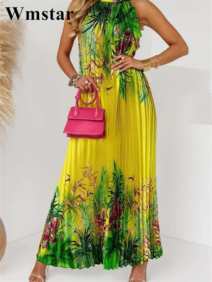 Halter Maxi Dress | Wovetsa