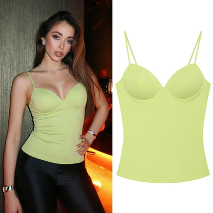 Bustier Corset Crop Slip Top | Wovetsa