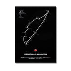 Formula 1 Racing Canvas Wall Art Print | Wovetsa