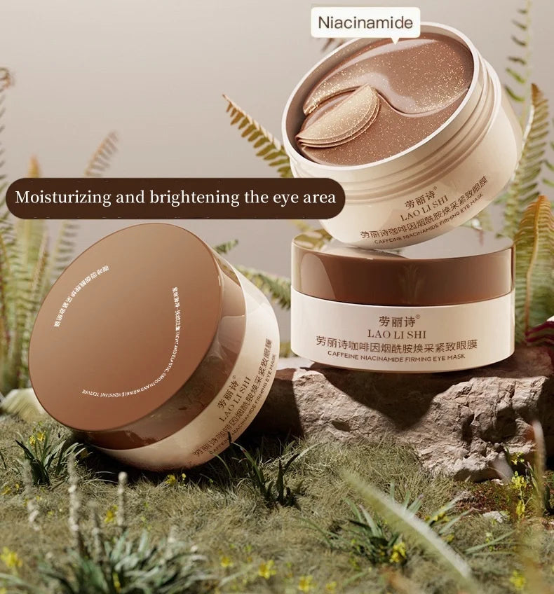 Caffeine & Niacinamide Eye Masks 60-Pack | Wovetsa