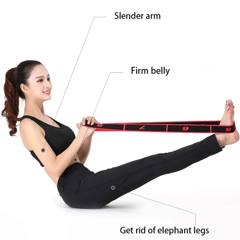 Yoga Stretching Band for Dance, Pilates & Flexibility | Wovetsa