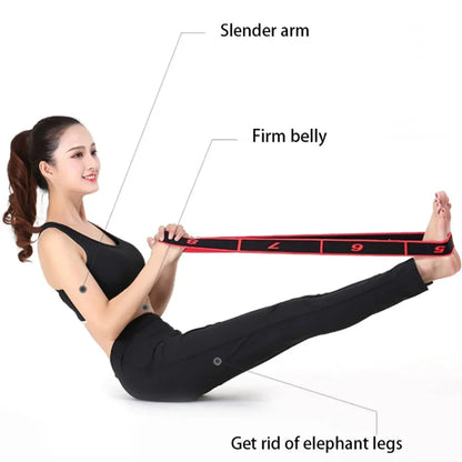 Yoga Stretching Band for Dance, Pilates & Flexibility | Wovetsa