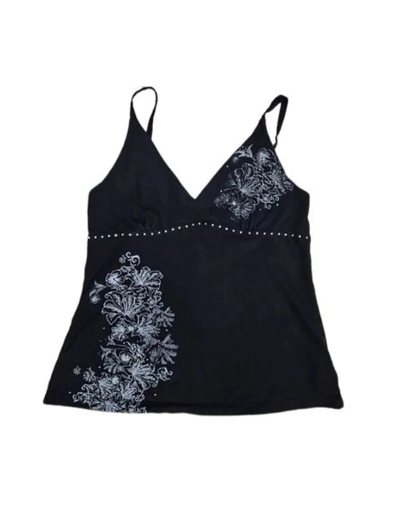 Geometric Print Slim Vest Top | Wovetsa