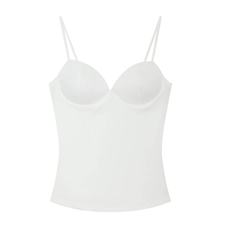 Corset Crop Camisole Top | Wovetsa