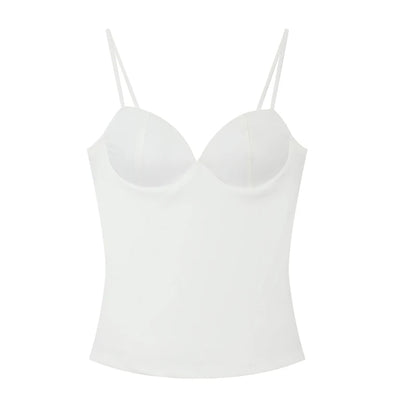 Corset Crop Camisole Top | Wovetsa