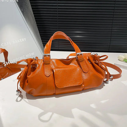 PU Leather Pillow Crossbody Bag | Wovetsa