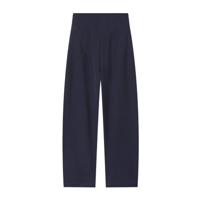 High Collar Slim Blazer & Wide Leg Trouser Set | Wovetsa