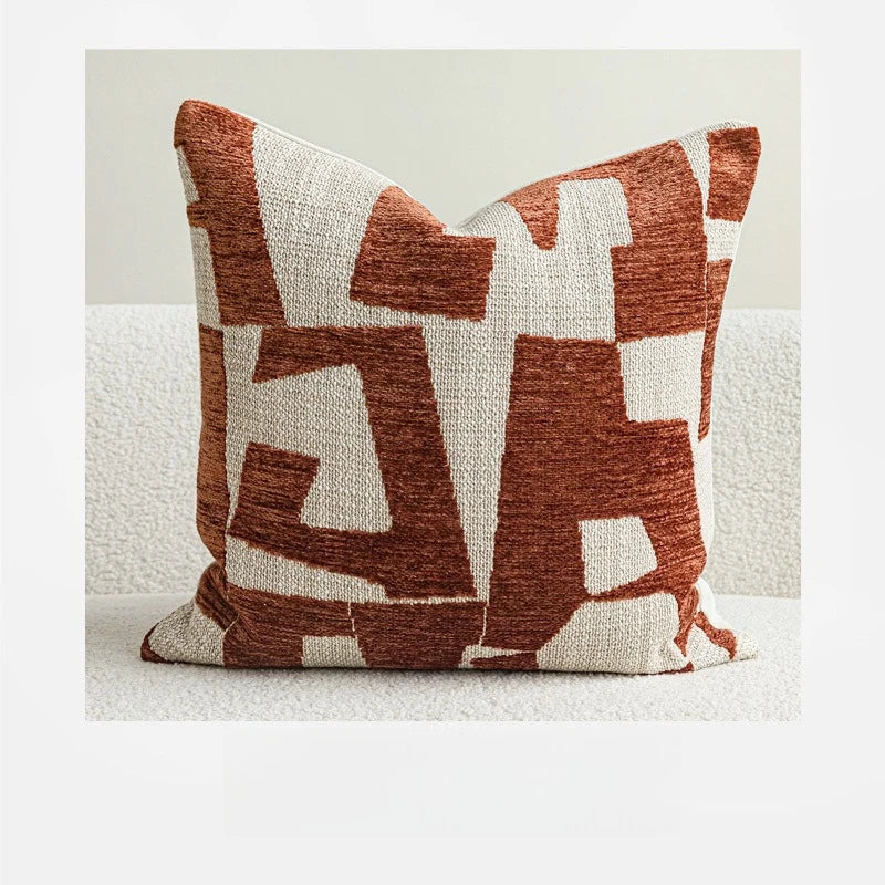 Black & White Jacquard Cushion Cover | Wovetsa