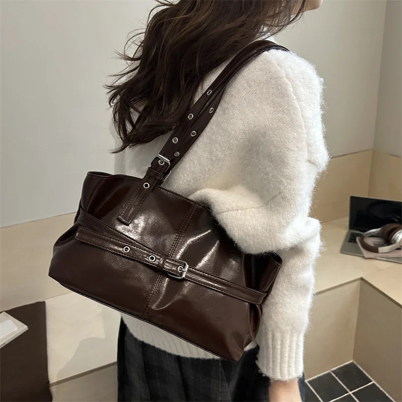 PU Baguette Shoulder Bag | Wovetsa