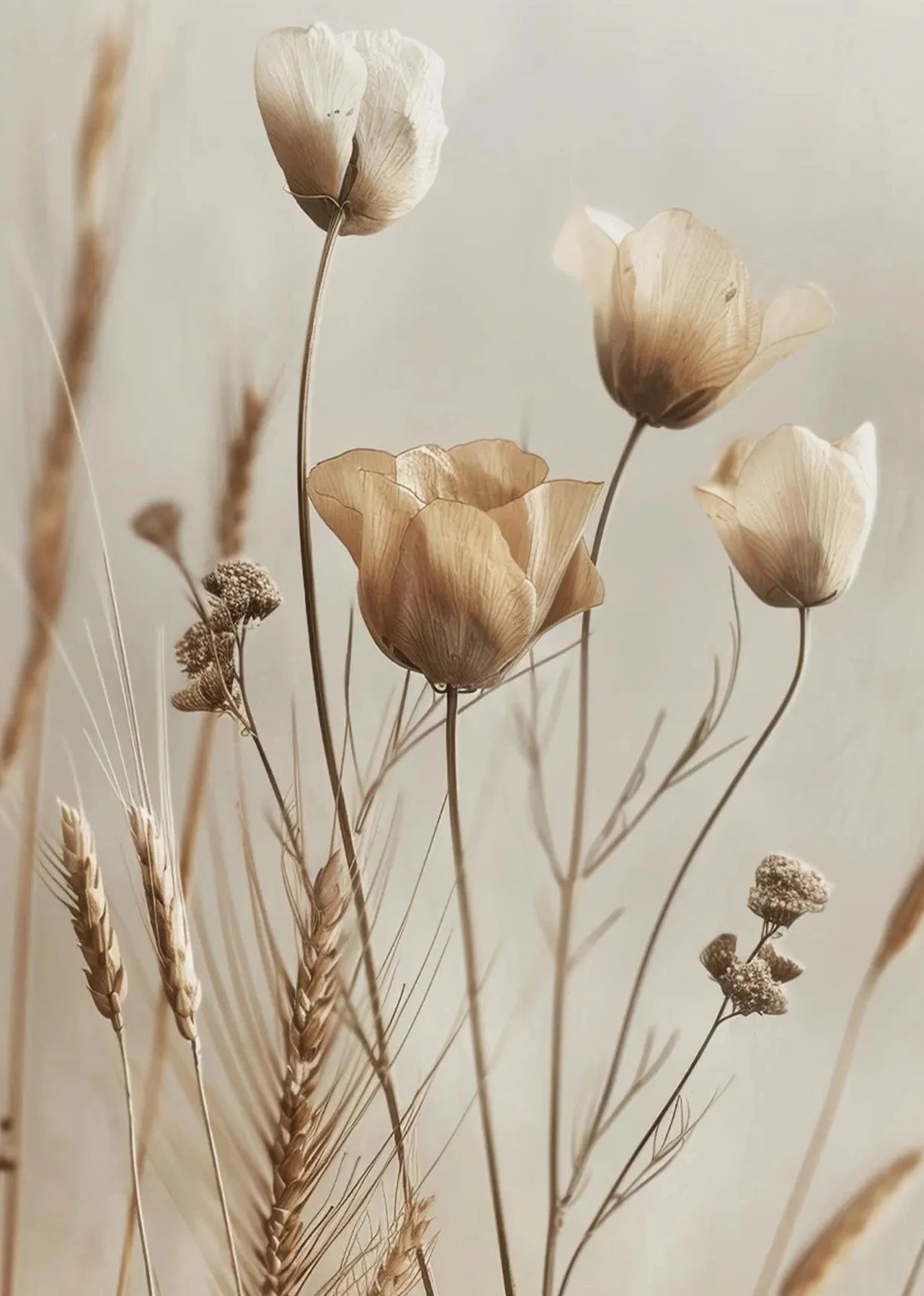 Botanical Canvas Wall Art Print | Wovetsa