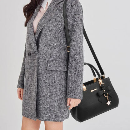 Floral Bowknot PU Shoulder & Crossbody Bag | Wovetsa