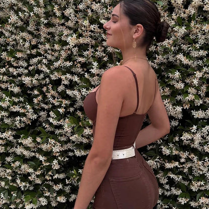 Corset Crop Camisole Top | Wovetsa