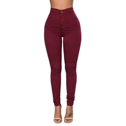High-Waist Slim Pencil Pants | Wovetsa