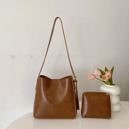 Retro Tote Bag & Small Purse Set | Wovetsa