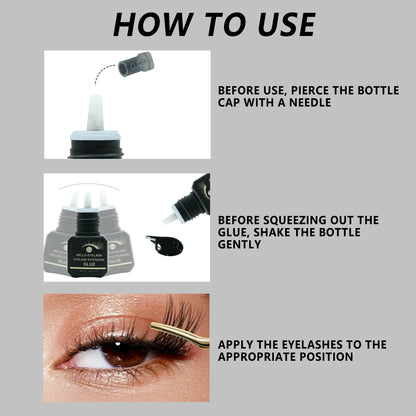 Eyelash Extension Glue Fast Drying | Wovetsa