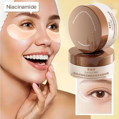 Caffeine & Niacinamide Eye Masks 60-Pack | Wovetsa