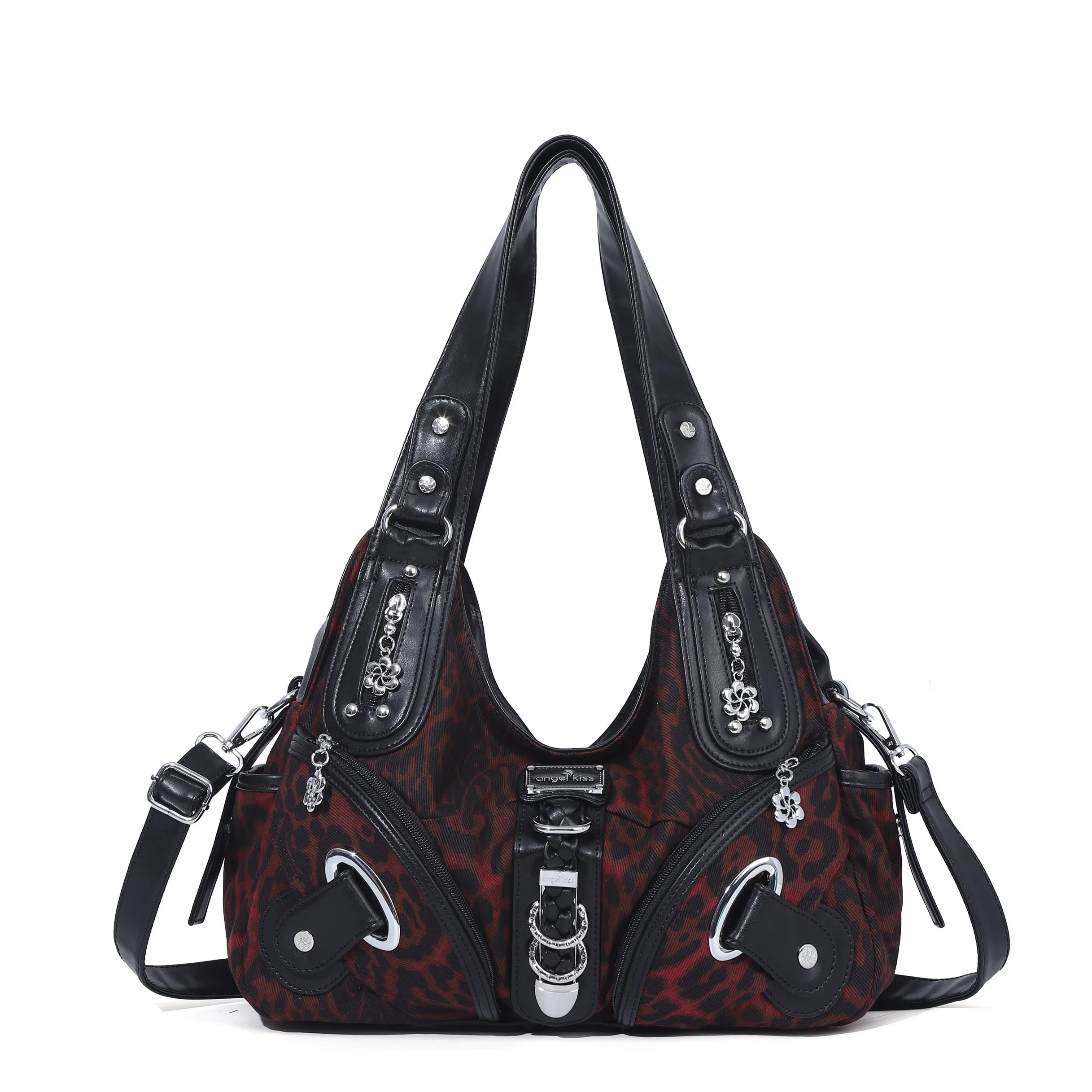 Leopard Print Hobo Shoulder Bag | Wovetsa