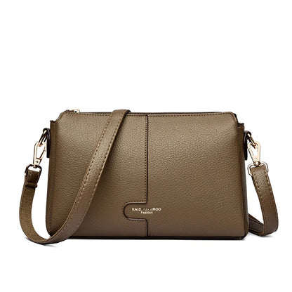 Soft PU Leather Flap Shoulder Bag | Wovetsa