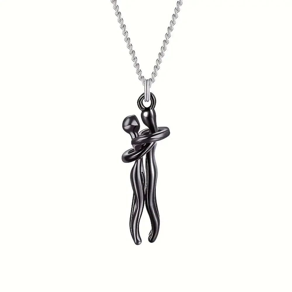 Hug Pendant Necklace for Couples | Wovetsa