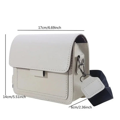 Small Flap Crossbody Messenger Bag | Wovetsa
