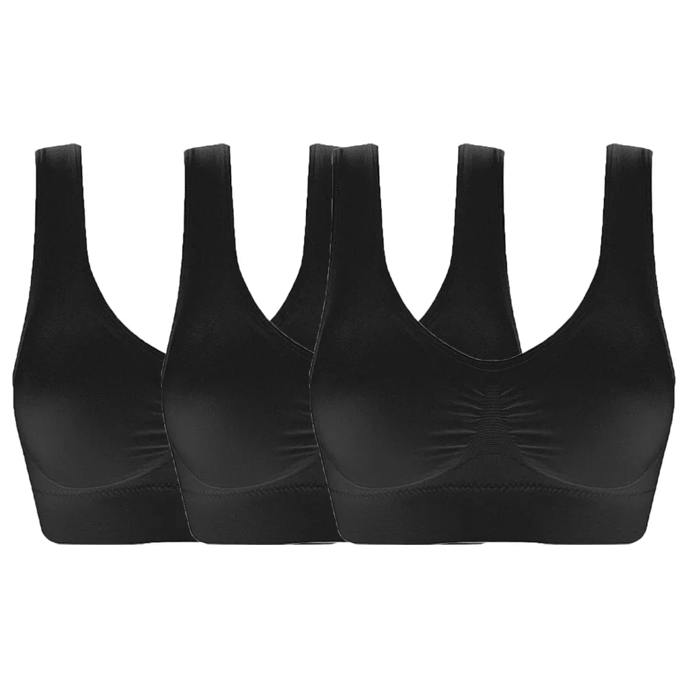 Seamless Wireless Sports Bra for Women — Breathable Crop Top | Wovetsa