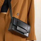 Woven Genuine Leather Crossbody Bag | Wovetsa