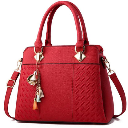 Embroidered Tassel Crossbody Bag | Wovetsa