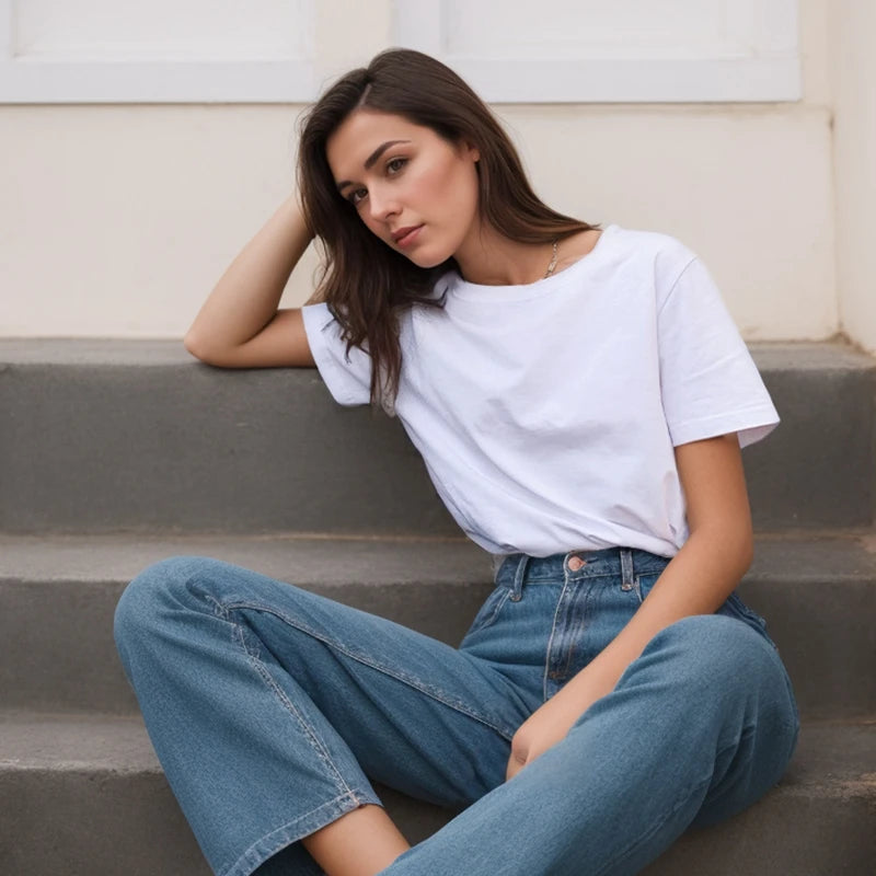 Heavy Cotton Short Sleeve T-Shirt | Wovetsa