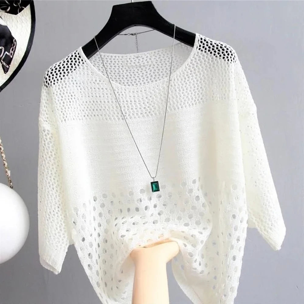Ice Silk Knit Vest Top | Wovetsa