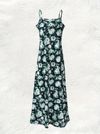 Floral Spaghetti Strap Maxi Dress | Wovetsa