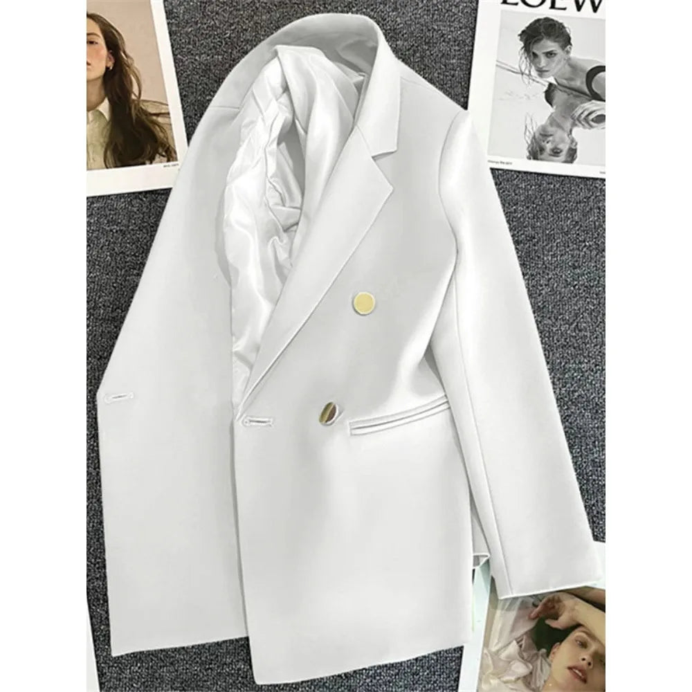 Double-Breasted Slim Blazer | Wovetsa
