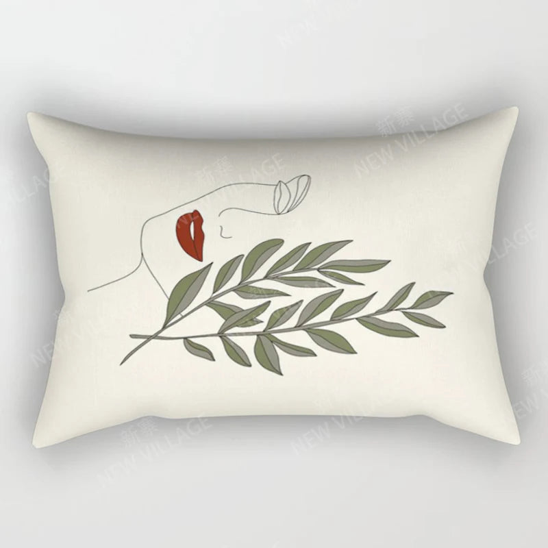 Boho Geometric Throw Pillow Cover | Wovetsa