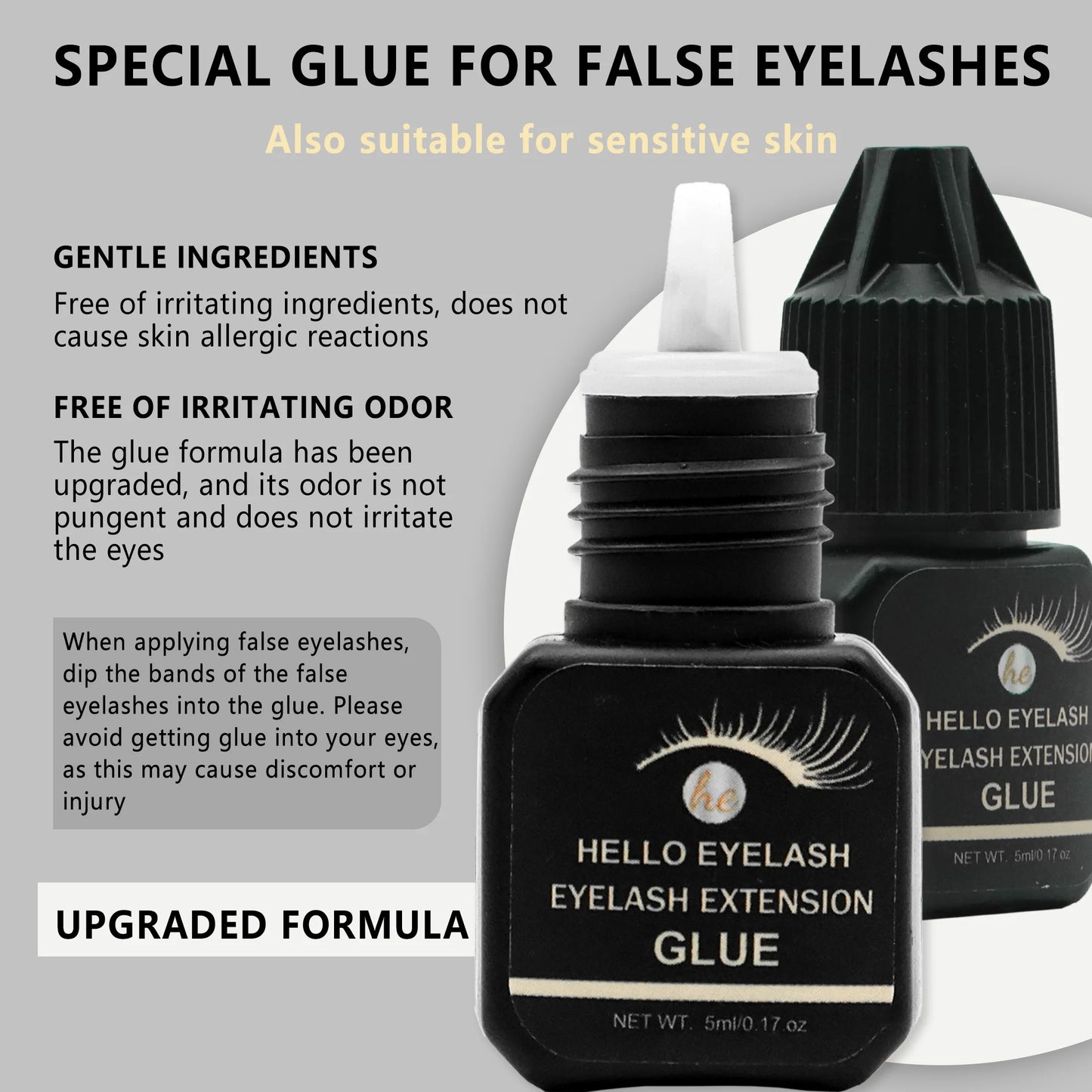 Eyelash Extension Glue Fast Drying | Wovetsa