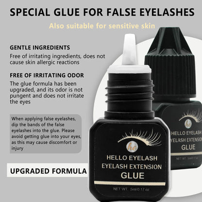 Eyelash Extension Glue Fast Drying | Wovetsa
