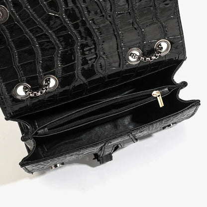 Sequin Chain Flap Crossbody Bag | Wovetsa