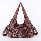 Leopard Print Hobo Shoulder Bag | Wovetsa