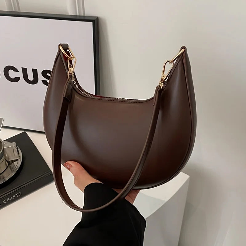 Sequin Half Moon Shoulder Bag | Wovetsa