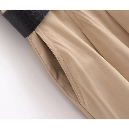 Belted Pleated Midi Dress | Wovetsa