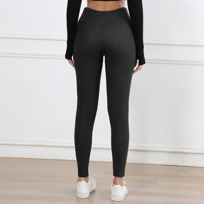 Fleece High-Waist Thermal Leggings | Wovetsa