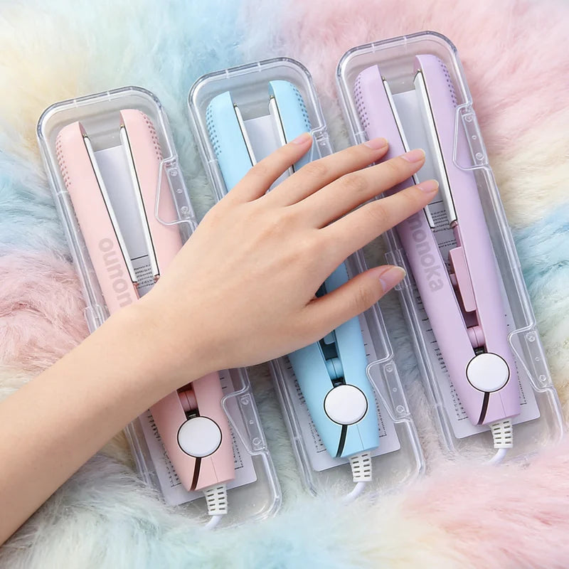 3-in-1 Mini Hair Straightener & Curler | Wovetsa