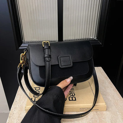 Embroidered PU Crossbody Shoulder Bag | Wovetsa