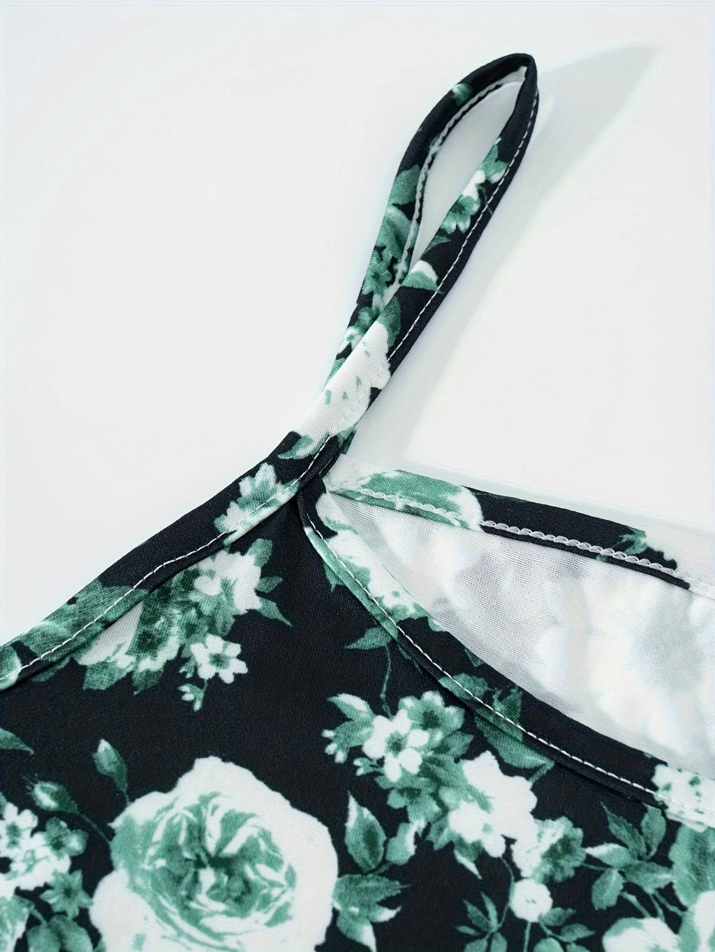 Floral Spaghetti Strap Maxi Dress | Wovetsa